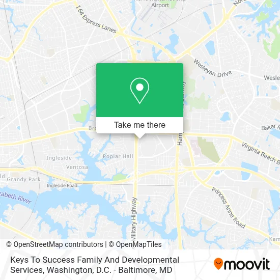 Keys To Success Family And Developmental Services map