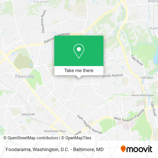 Foodarama map
