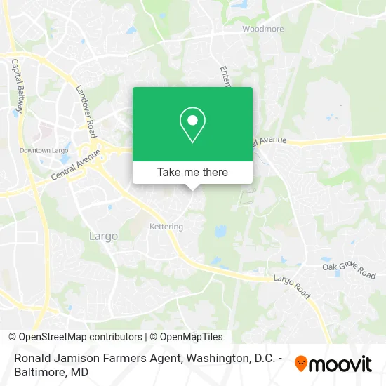 Ronald Jamison Farmers Agent map