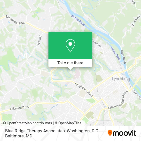 Blue Ridge Therapy Associates map