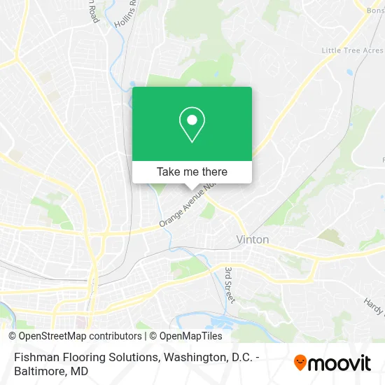 Fishman Flooring Solutions map