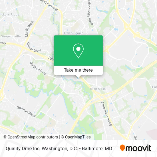 Quality Dme Inc map
