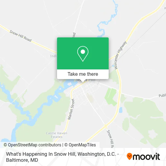 What's Happening In Snow Hill map