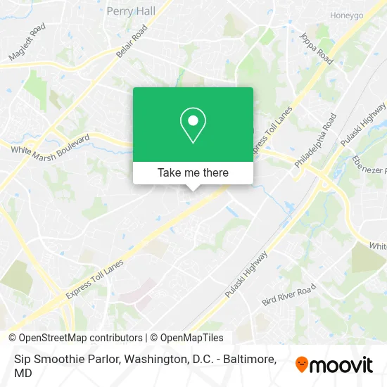 Sip Smoothie Parlor map