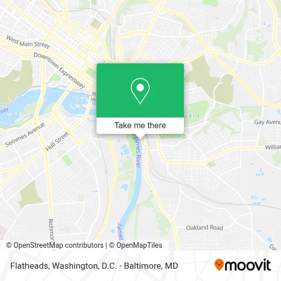Flatheads map