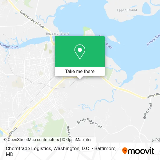 Chemtrade Logistics map