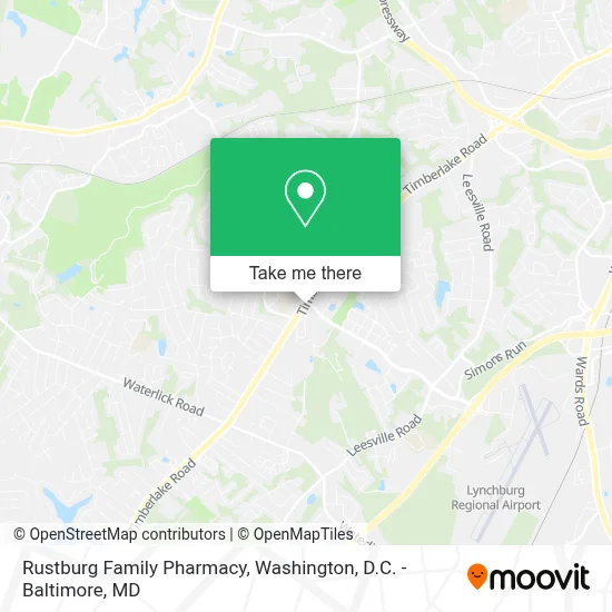 Rustburg Family Pharmacy map