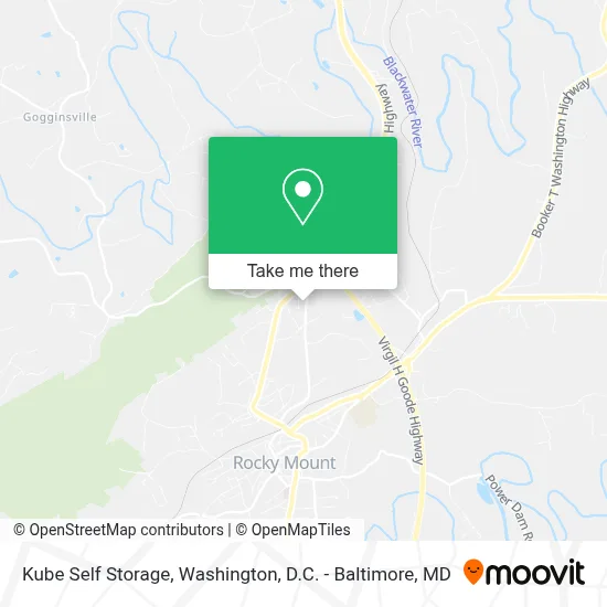 Kube Self Storage map