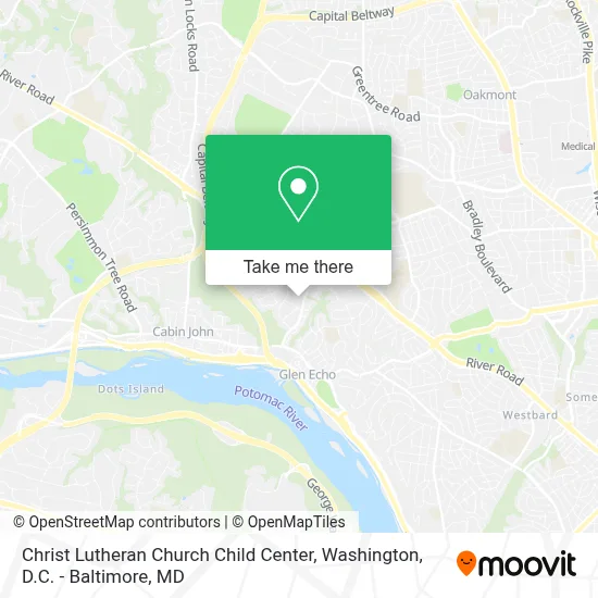 Christ Lutheran Church Child Center map
