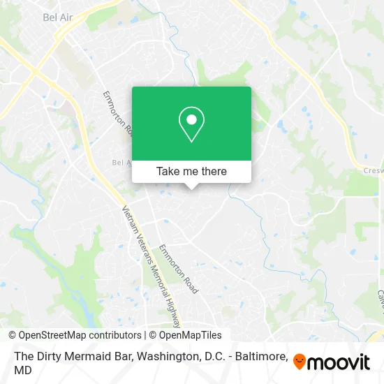 The Dirty Mermaid Bar map