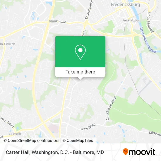 Carter Hall map