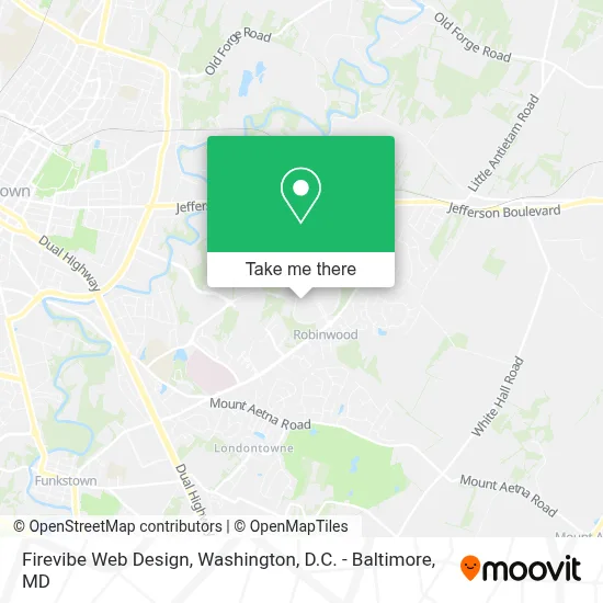 Firevibe Web Design map