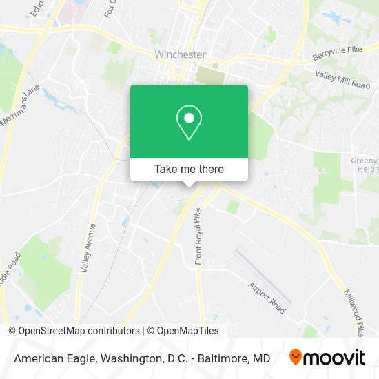American Eagle map