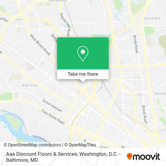 Aaa Discount Floors & Services map