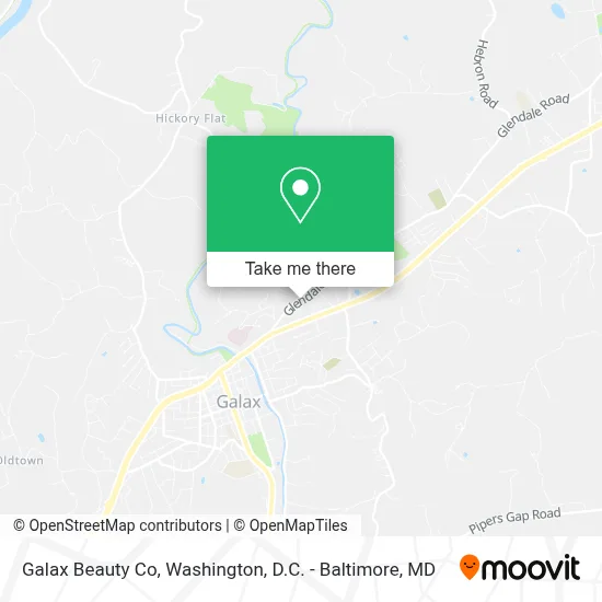 Galax Beauty Co map