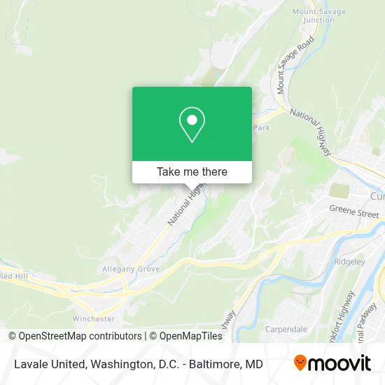 Lavale United map