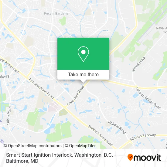 Smart Start Ignition Interlock map