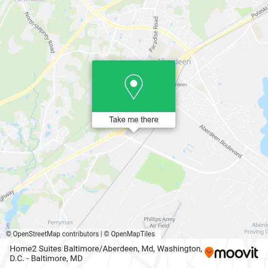 Home2 Suites Baltimore / Aberdeen, Md map