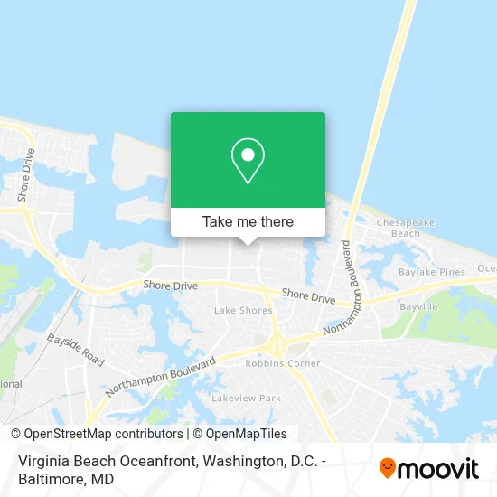 Virginia Beach Oceanfront map