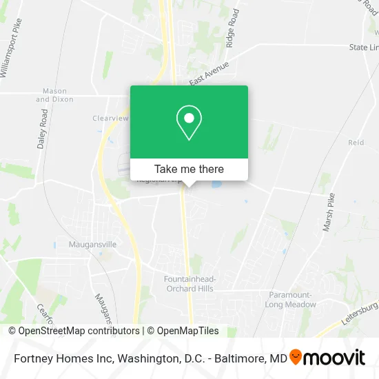 Fortney Homes Inc map
