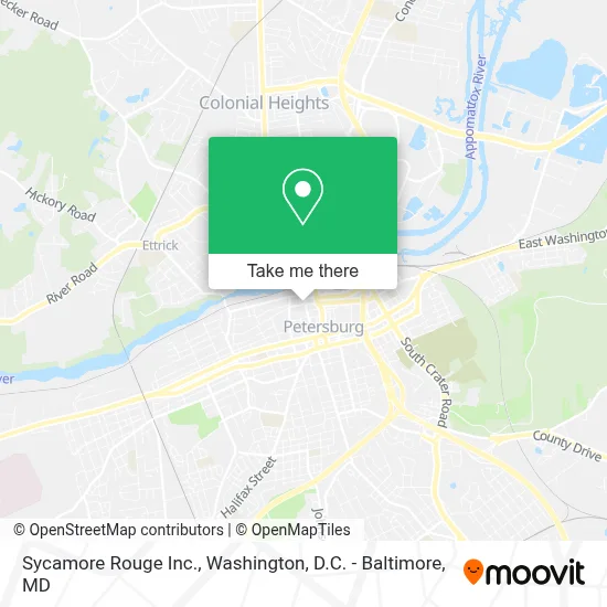 Sycamore Rouge Inc. map