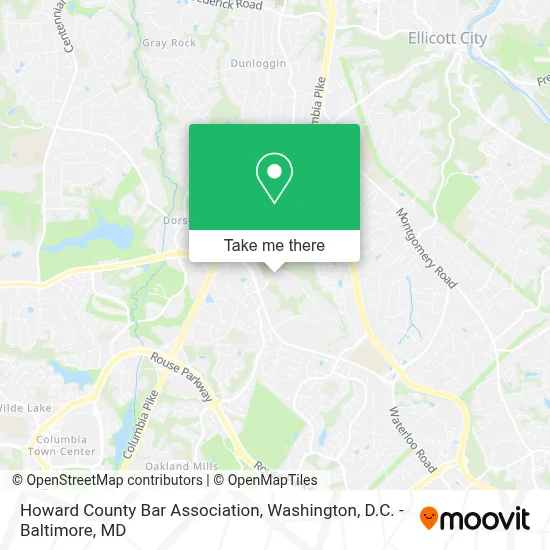 Howard County Bar Association map