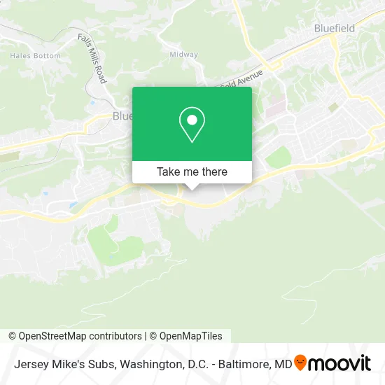 Jersey Mike's Subs map