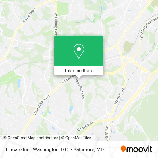 Lincare Inc. map