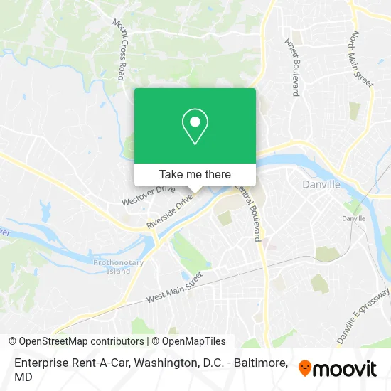 Enterprise Rent-A-Car map