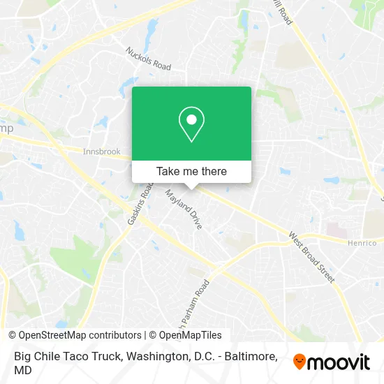 Big Chile Taco Truck map