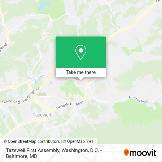 Tazewell First Assembly map