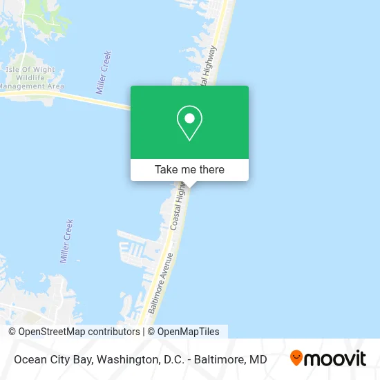 Ocean City Bay map