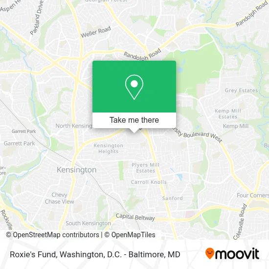 Roxie's Fund map