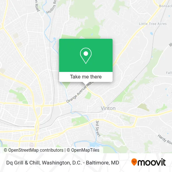 Dq Grill & Chill map