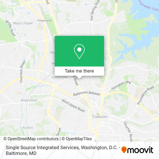 Single Source Integrated Services map