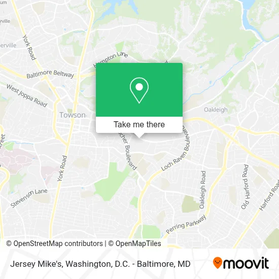 Jersey Mike's map