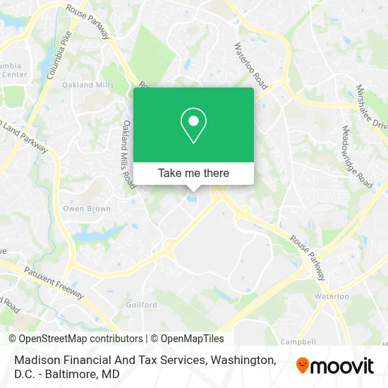 Madison Financial And Tax Services map