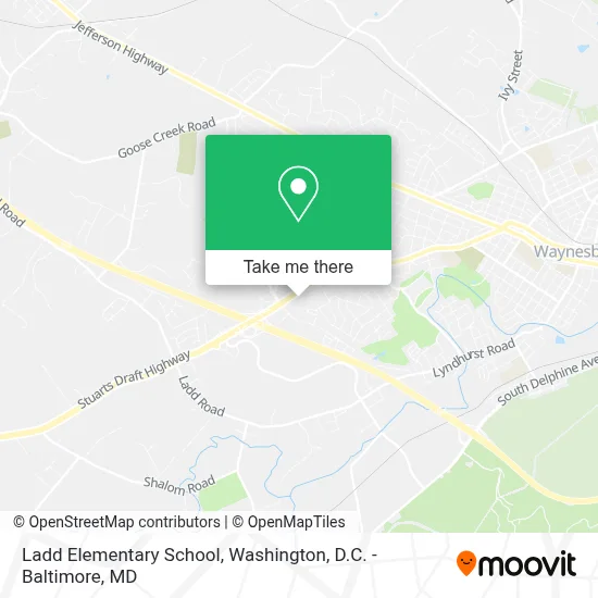 Ladd Elementary School map