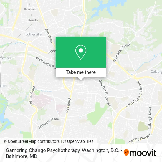 Garnering Change Psychotherapy map