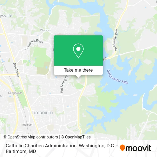 Catholic Charities Administration map