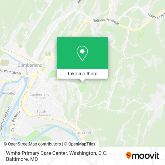 Wmhs Primary Care Center map