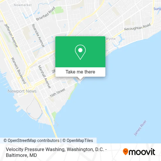 Velocity Pressure Washing map