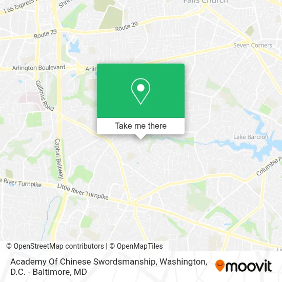 Academy Of Chinese Swordsmanship map
