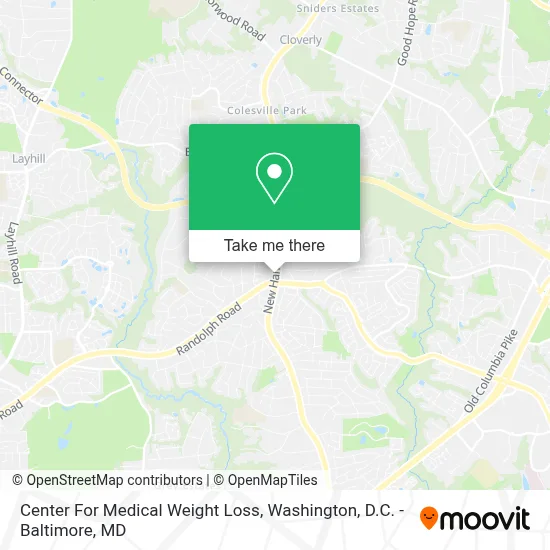 Center For Medical Weight Loss map