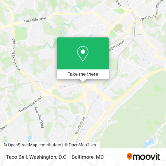 Taco Bell map