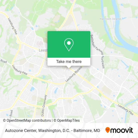 Autozone Center map