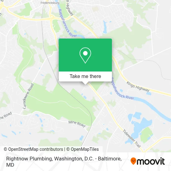 Rightnow Plumbing map