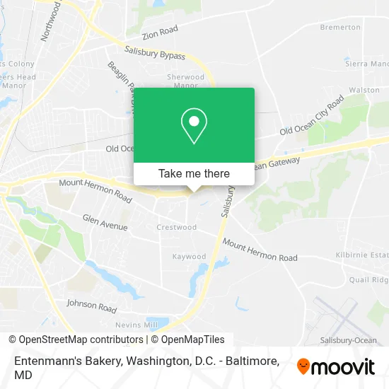 Entenmann's Bakery map