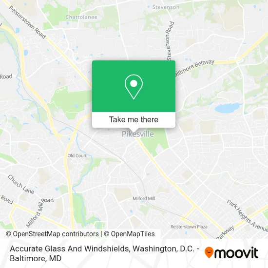 Accurate Glass And Windshields map