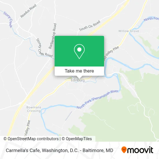 Carmella's Cafe map